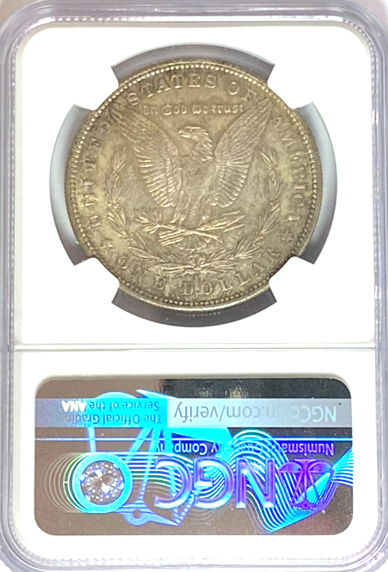 1880 S $1 Morgan Silver One Dollar MS64 NGC San Francisco Uncirculated - Image 2