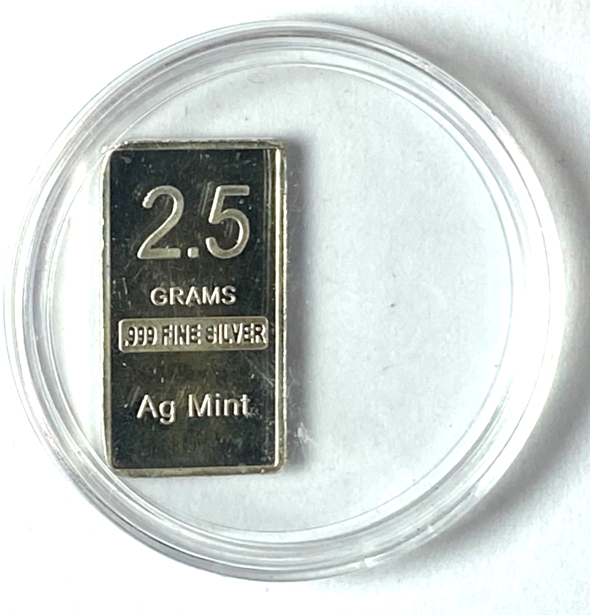 Coin Hub .999 Silver 2.5g Ingot Bar 20mm x 11mm - Image 2