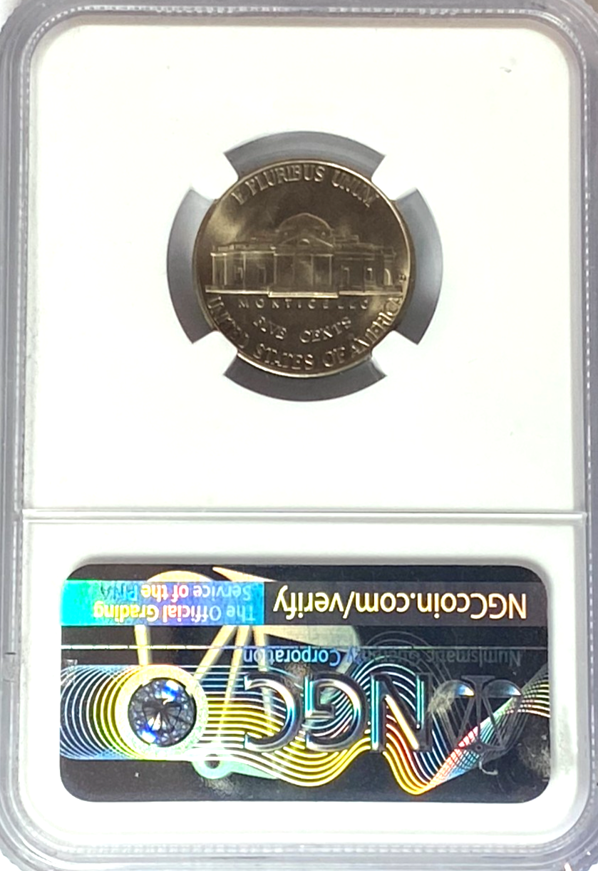 1938 D 5c Jefferson Nickel Five Cents NGC MS67 BU Denver - Image 2