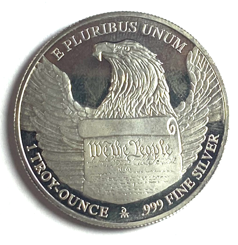 Declaration of Independence United States We the People Eagle 1oz .999 Silver - Image 2
