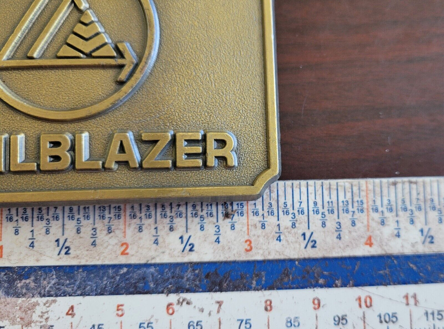 TRAILBLAZER Company Belt Buckles Solid Brass 3 1/4"x 2 1/8"