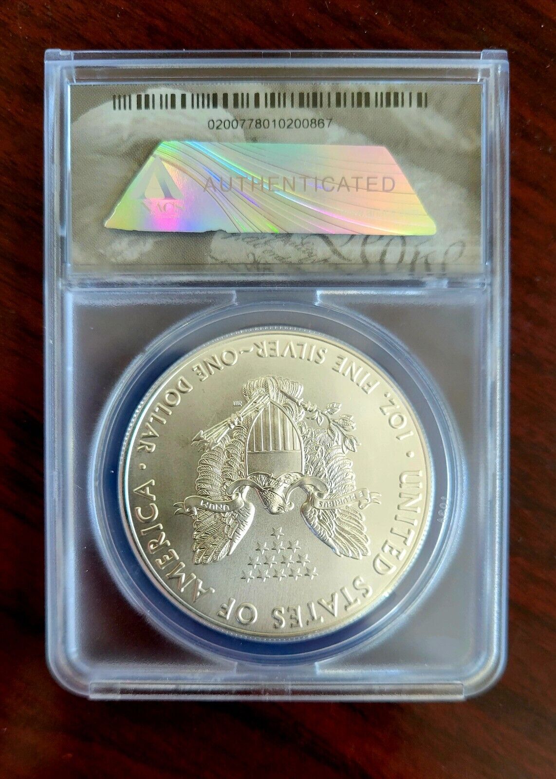 2017 (P) $1 American Silver Eagle ANACS MS69 Silver Dollar .999 Fine Silver 1oz.