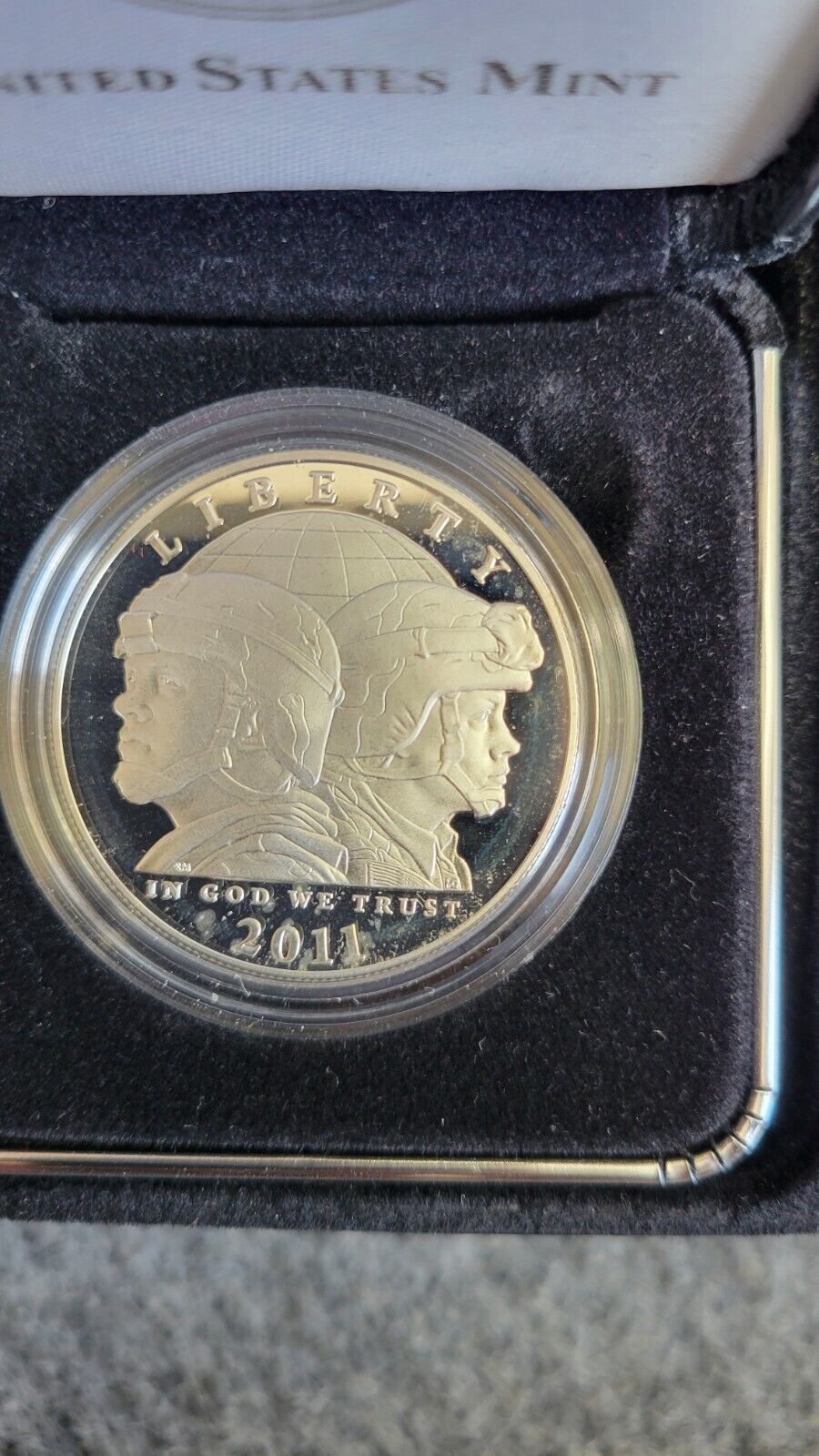 US Mint 2008, 09, 11, 14 Commemorative Silver $1 Eagle, Army, Lincoln, Baseball