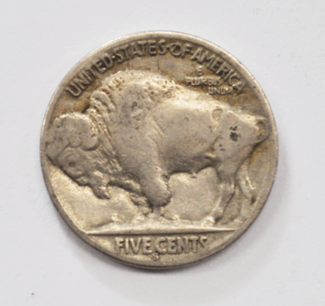 1936 S/S 5c Buffalo Nickel Five Cents Rare San Francisco FS-501