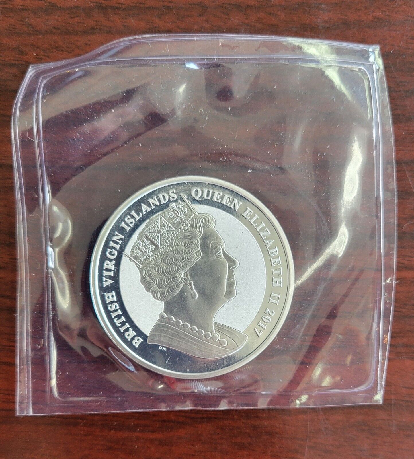 2017 John F Kennedy British Virgin Islands 1oz. .999 Fine Silver Commemorative