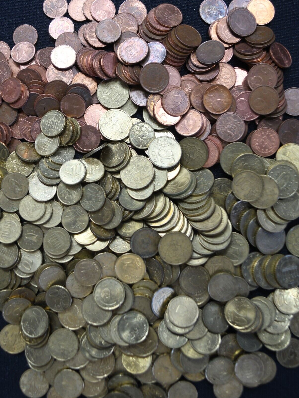 586pc 1c 2c 5c 10c 20c 50c Cents Euro Coins Mixed Lot  €86.18 Face Value