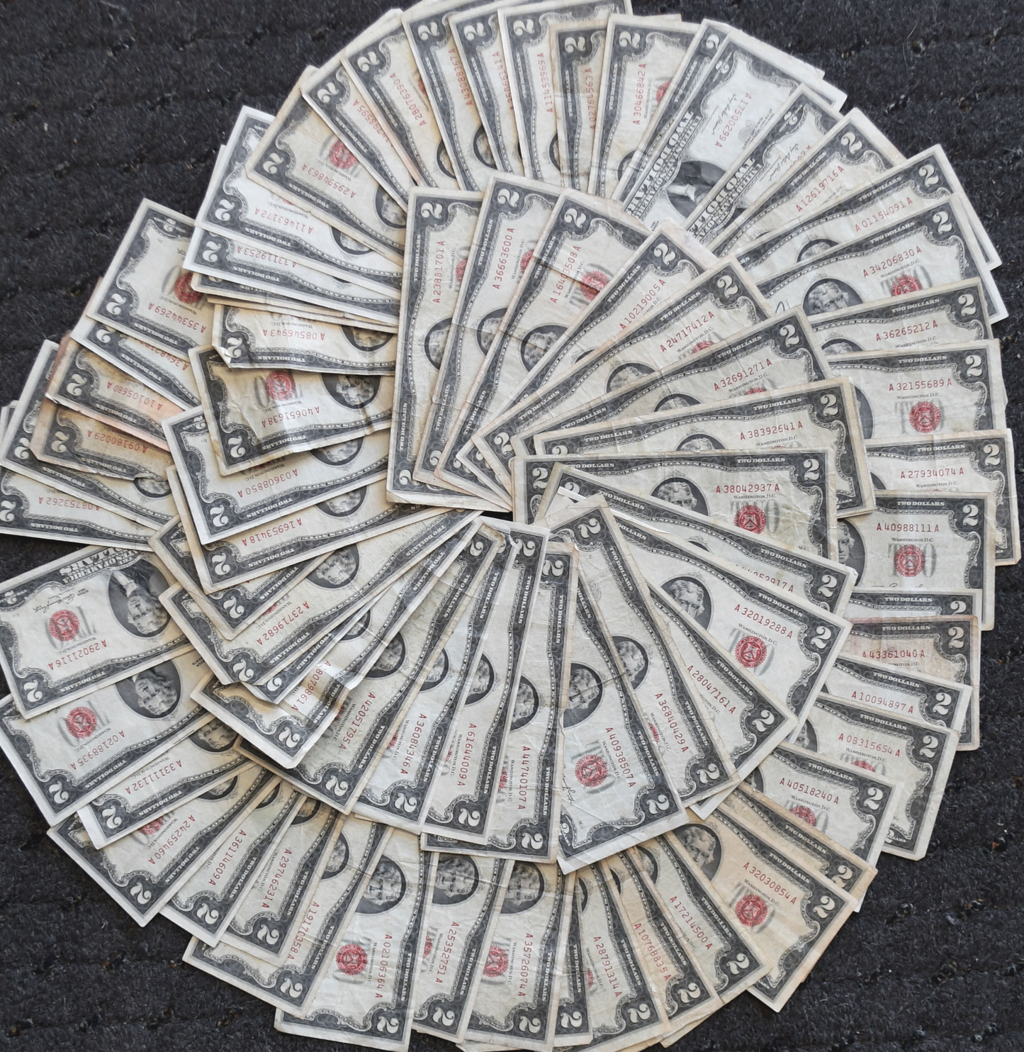 79 $2 Two Dollars United States Legal Tender Note Red Seal Notes 1953