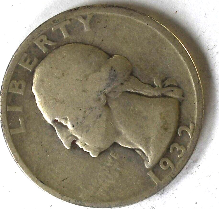 1932 S 25c Washington Silver Quarter Dollar San Francisco