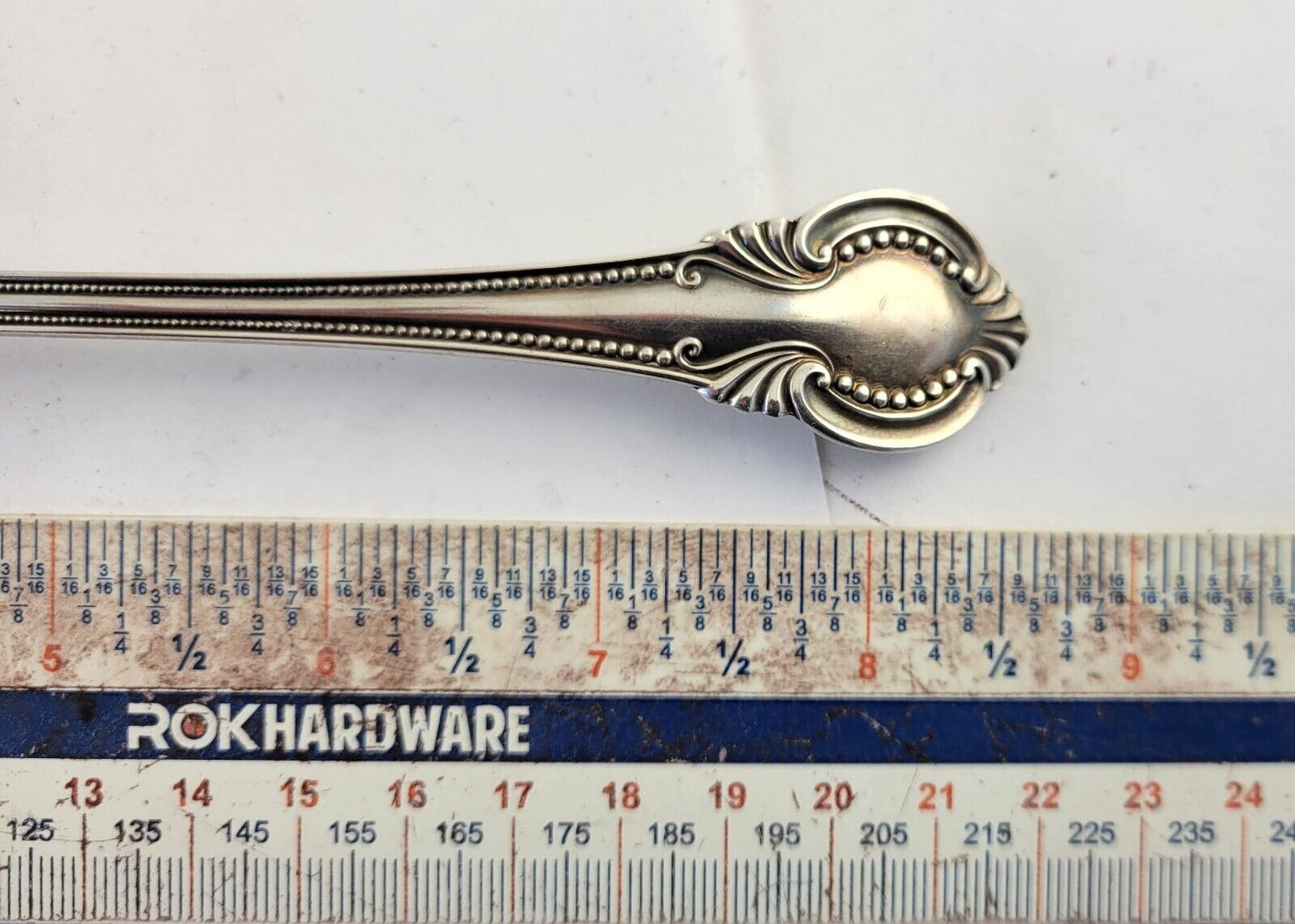 Irene by International Sterling 8 1/2" Silver Med. Cold Meat Serving Fork 2.2oz.