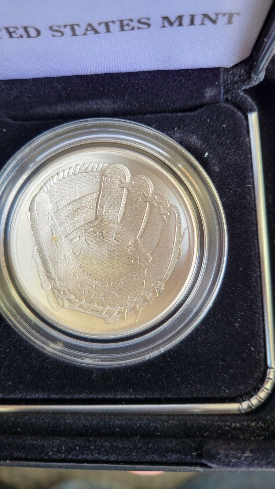 US Mint 2008, 09, 11, 14 Commemorative Silver $1 Eagle, Army, Lincoln, Baseball