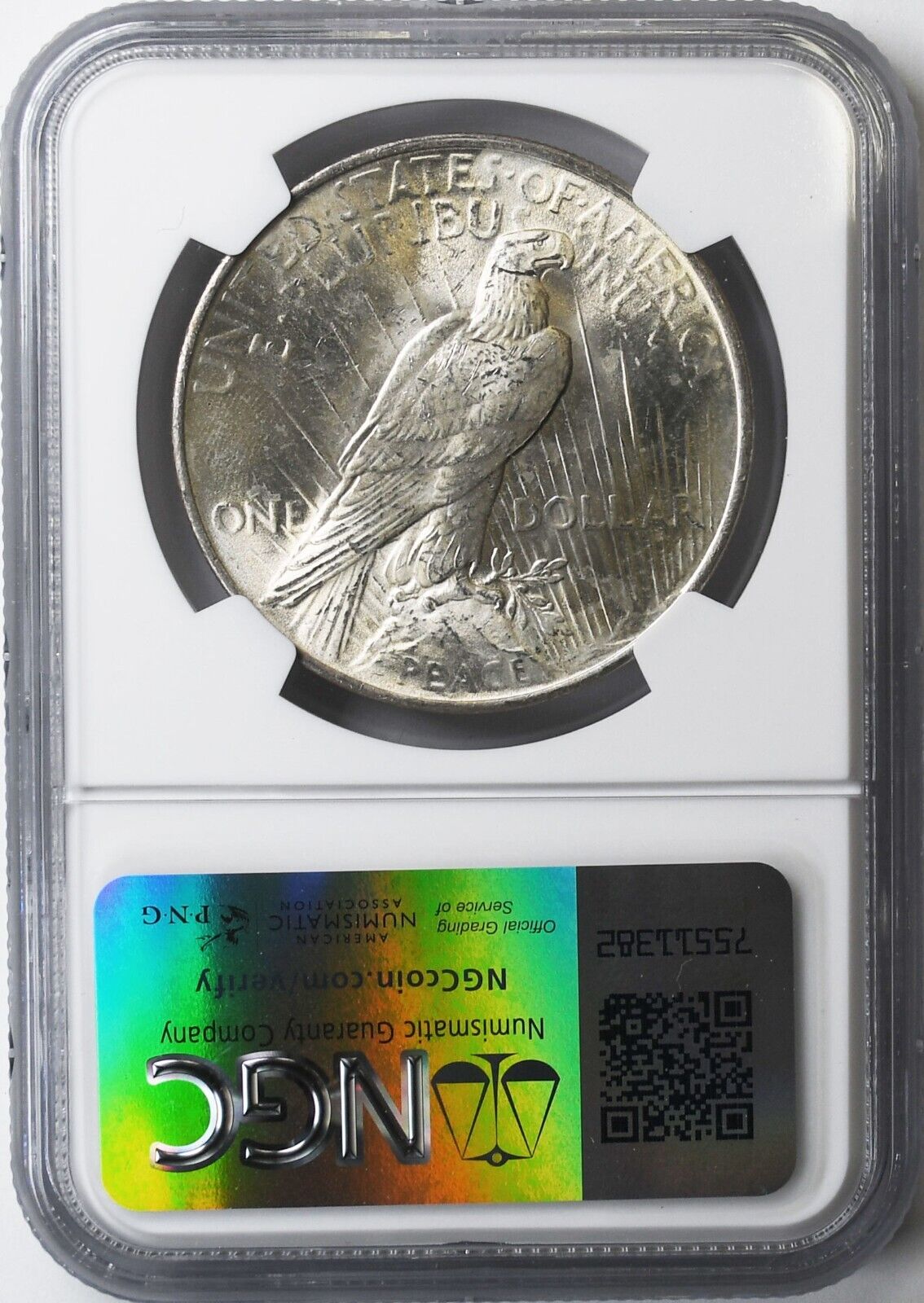 1923 $1 Peace Silver One Dollar US NGC MS65 Philadelphia