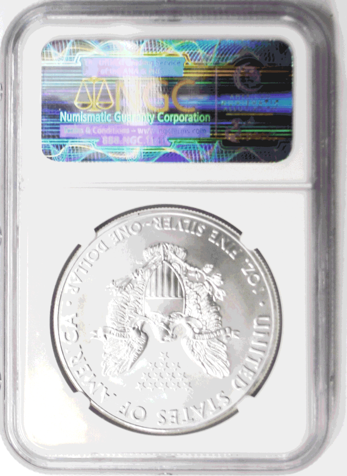 2013 W $1 American Silver Eagle NGC MS69 Struck at West Point Early Release