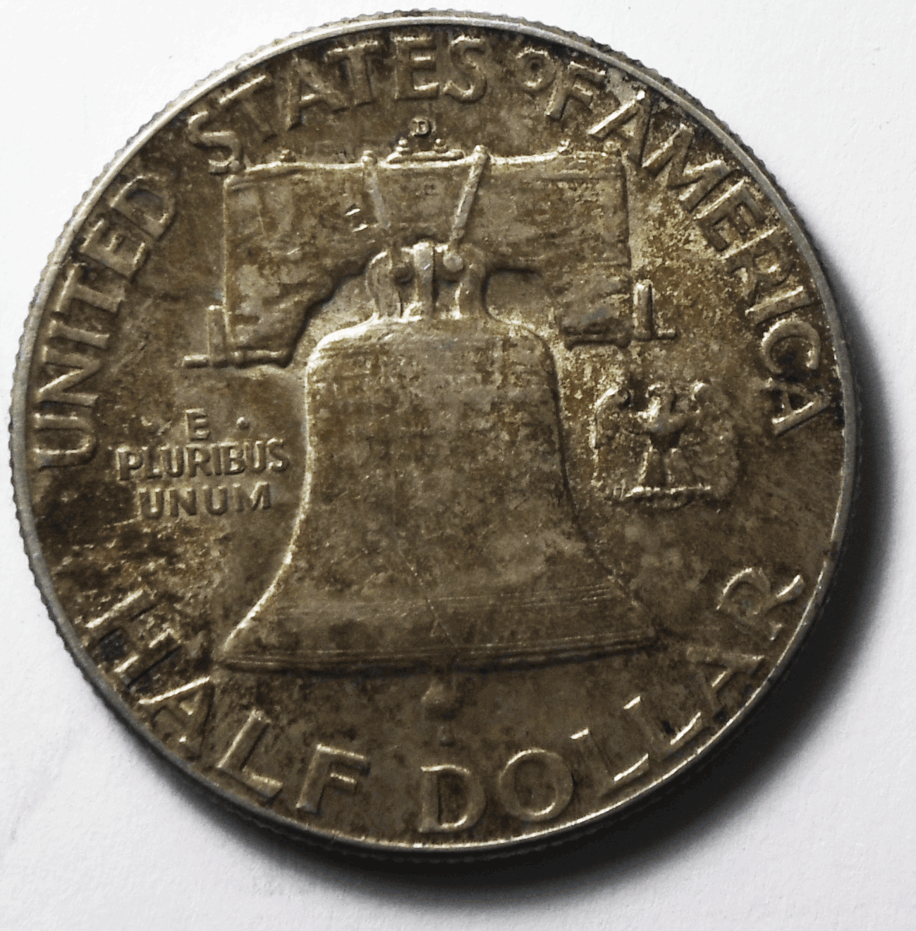 1948 D 50c Franklin Silver Half Dollar Fifty Cents Denver AU