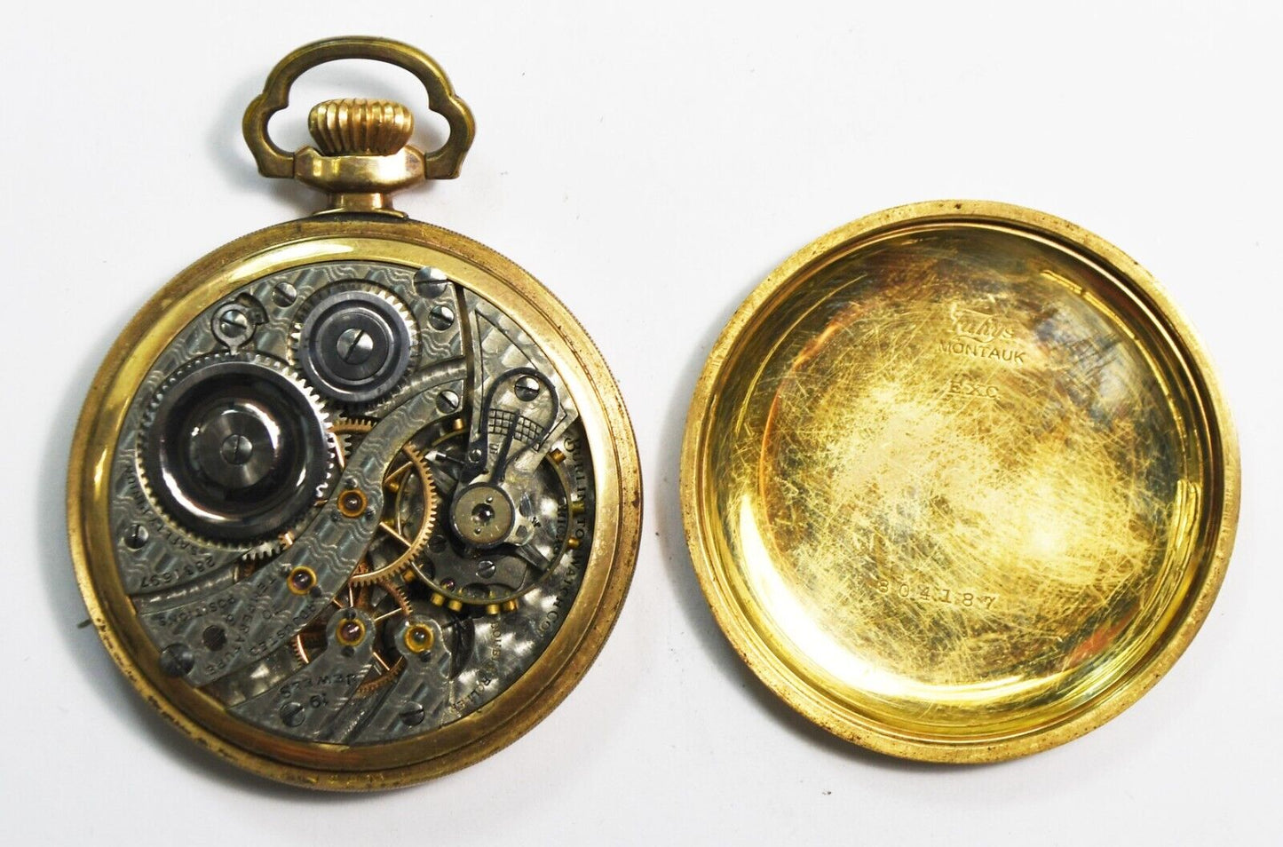 1915 Burlington Size 16 Grade 106 LS 19J Fahys Montaux GF OF Pocket Watch NR