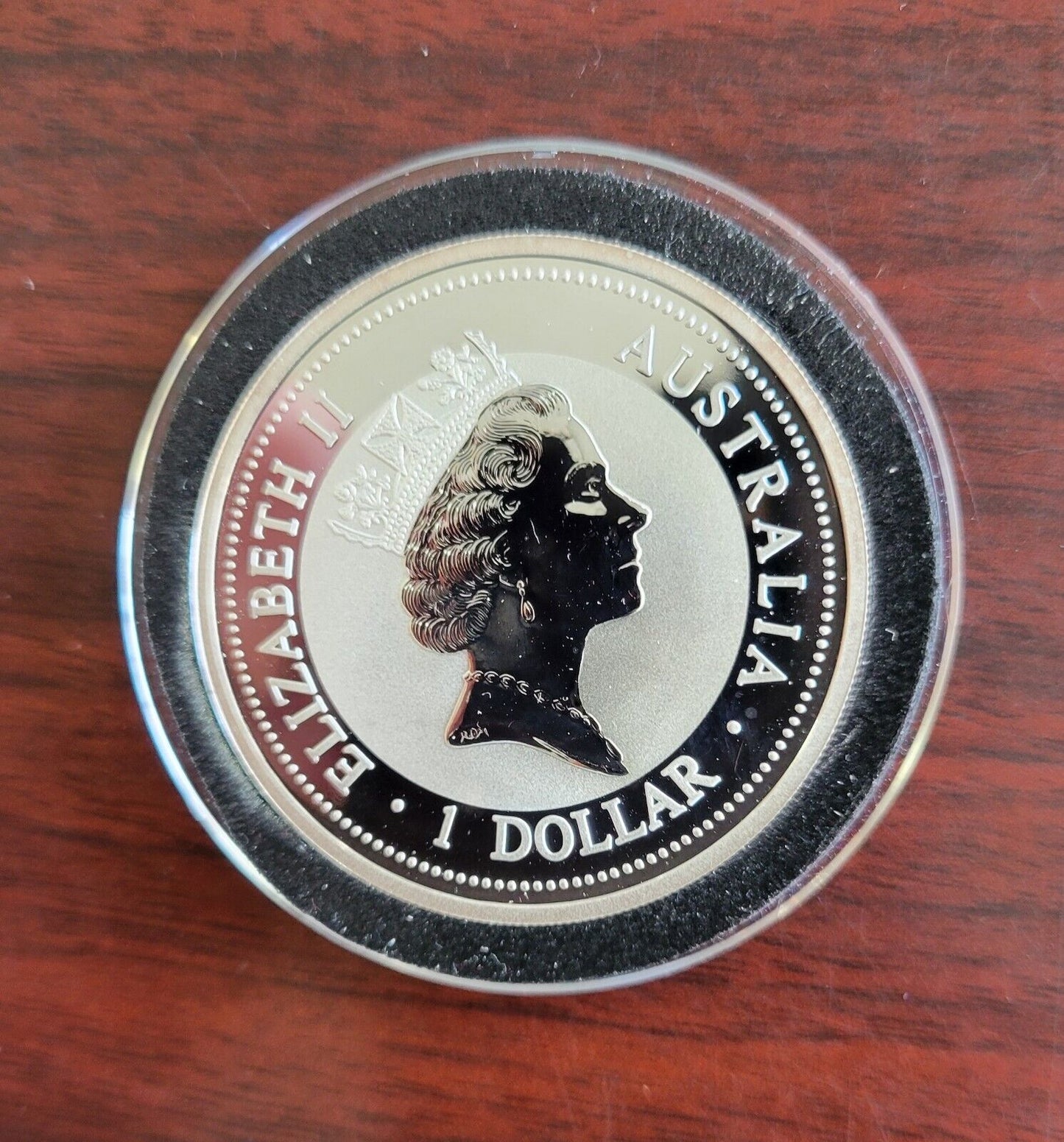 1997 Australian Kookaburra 1oz. Silver .999 Fine Dollar Coin