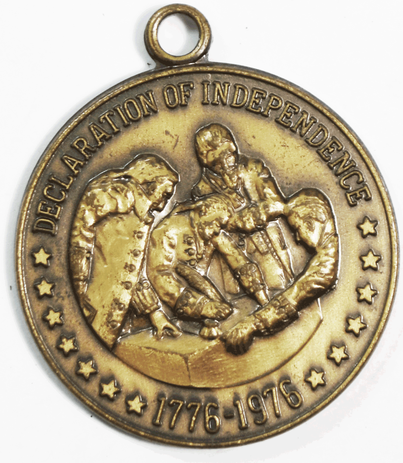 Edwards Declaration of Independence 1976 Medal 39mm Pendant