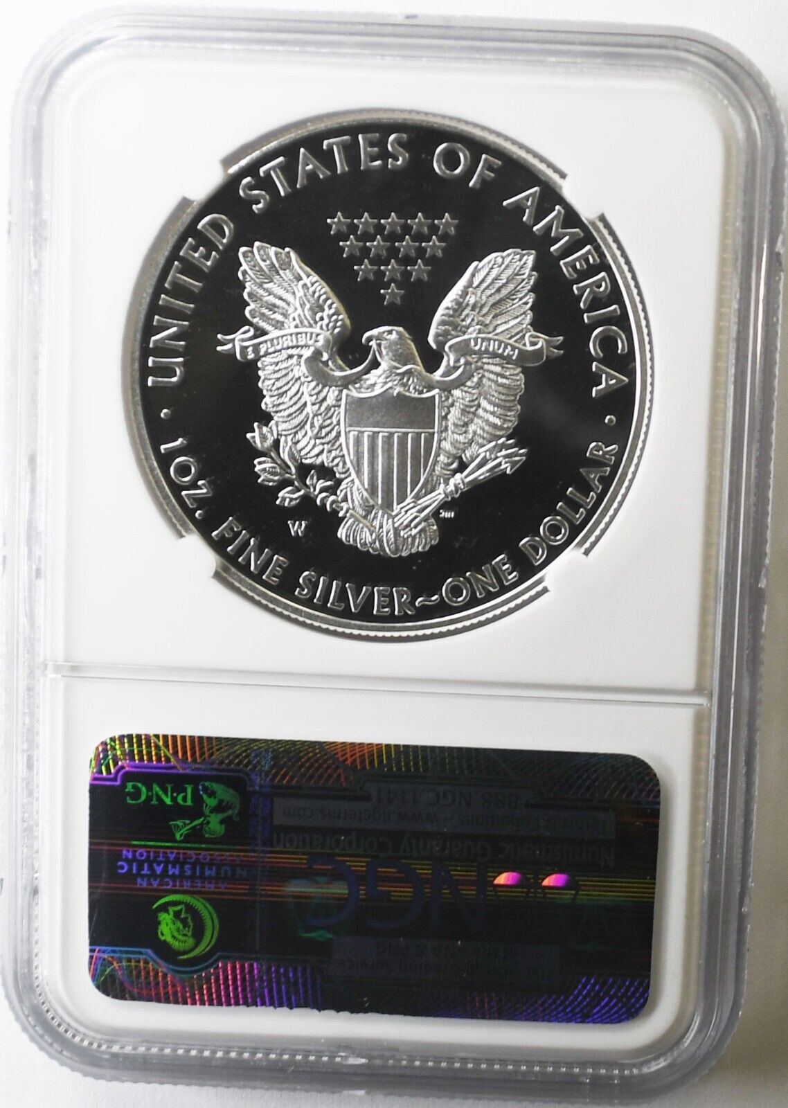 2012 W $1 American Silver Eagle NGC PF70 UC Early Release One Ounce Coin