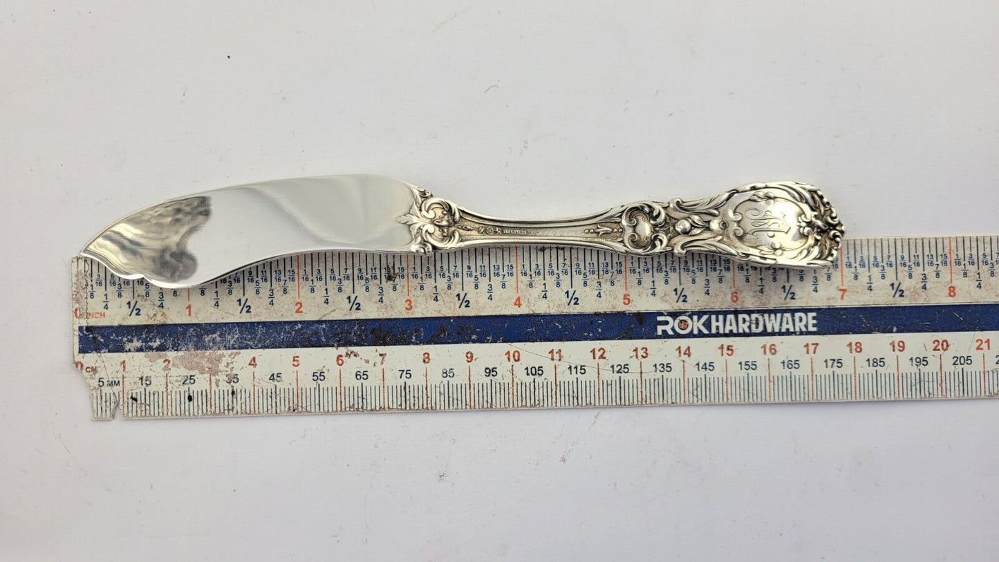 Reed & Barton Francis I Sterling 7 1/8" Flat Handle Master Butter Knife 1.7oz.