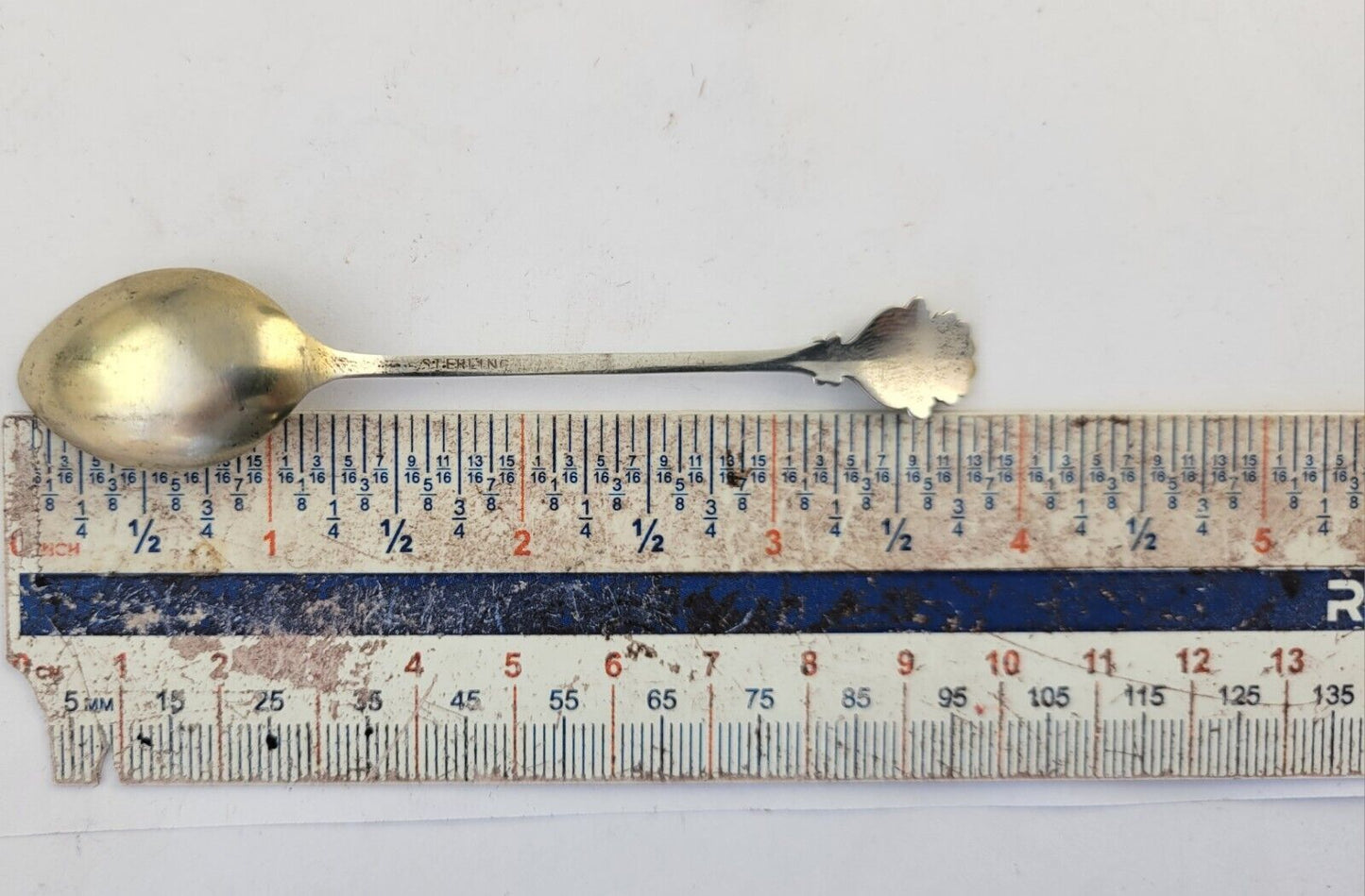 Mt. Tacoma Washington Sterling Silver Souvenir Spoon 3 7/8" .15oz.