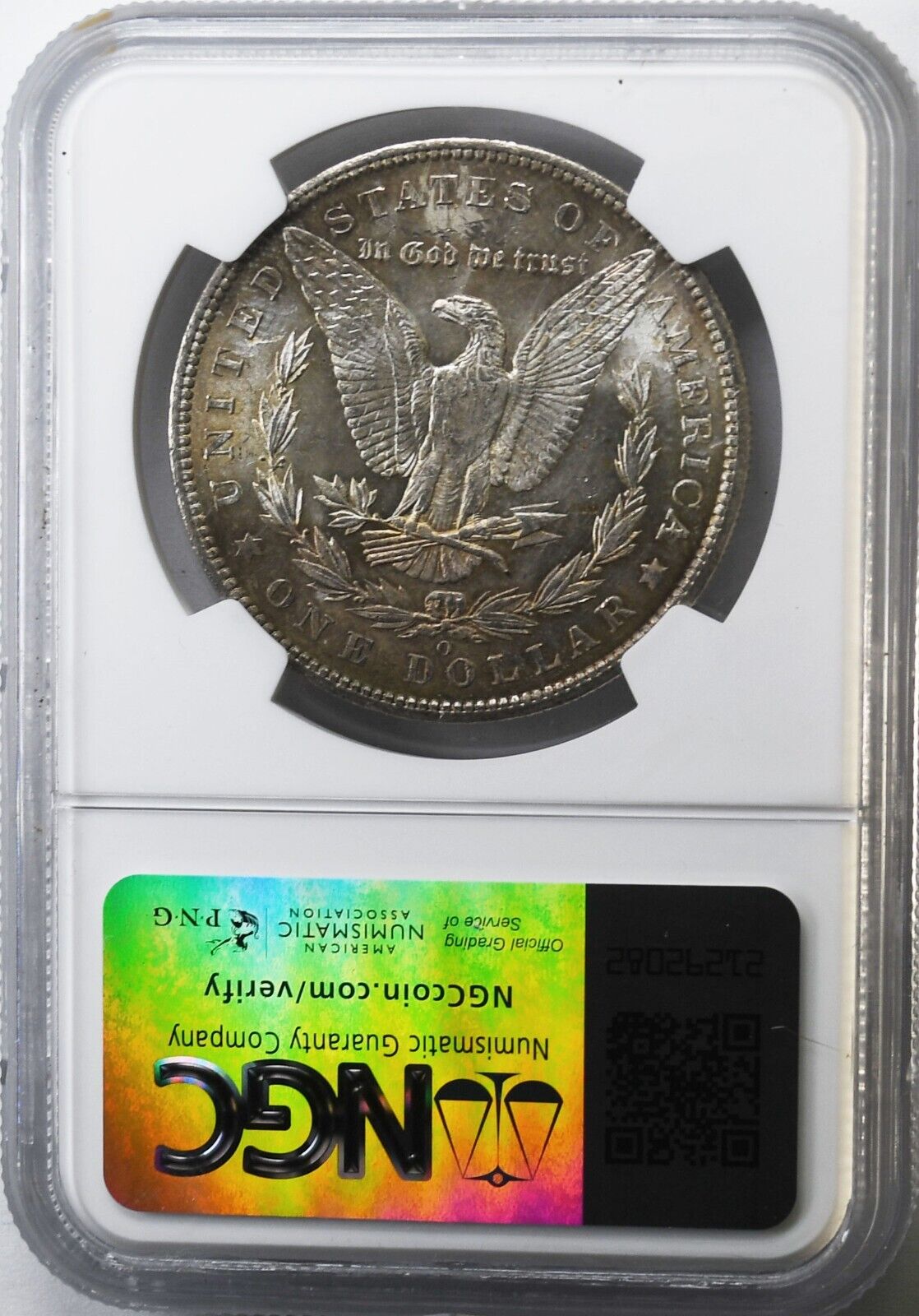 1904 O $1 Morgan Silver Dollar MS62 NGC New Orleans VAM 4B Fish Hook