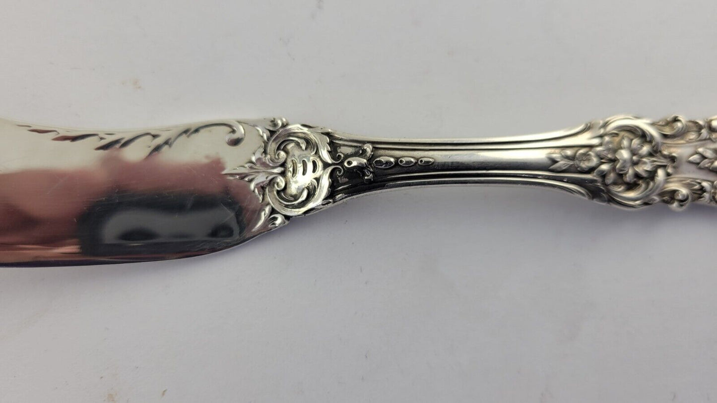 Reed & Barton Francis I Sterling 7 1/8" Flat Handle Master Butter Knife 1.7oz.