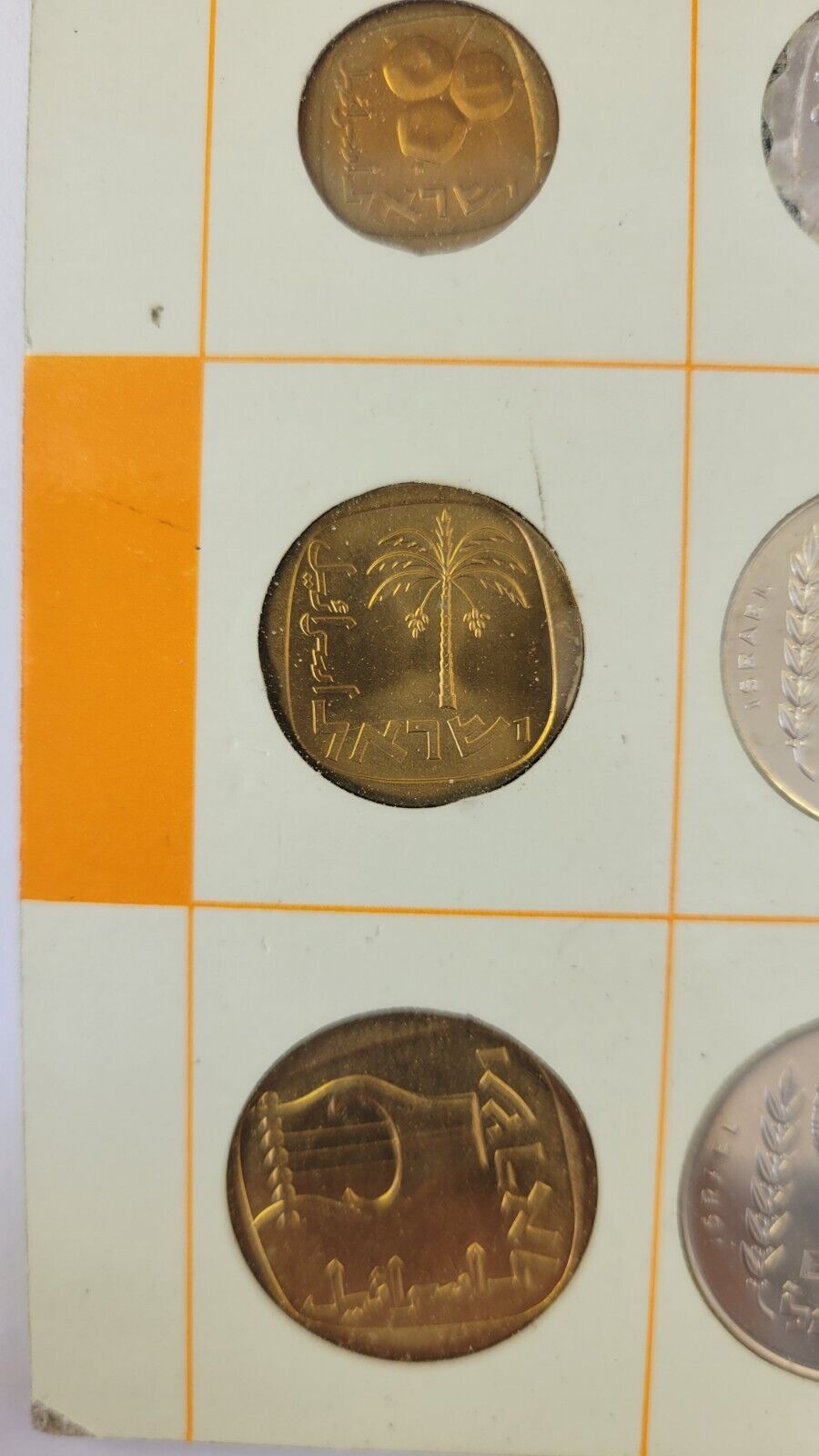 1966 Israel Proof-Like Issues Tel Aviv Mint 6 Coins Set Collection