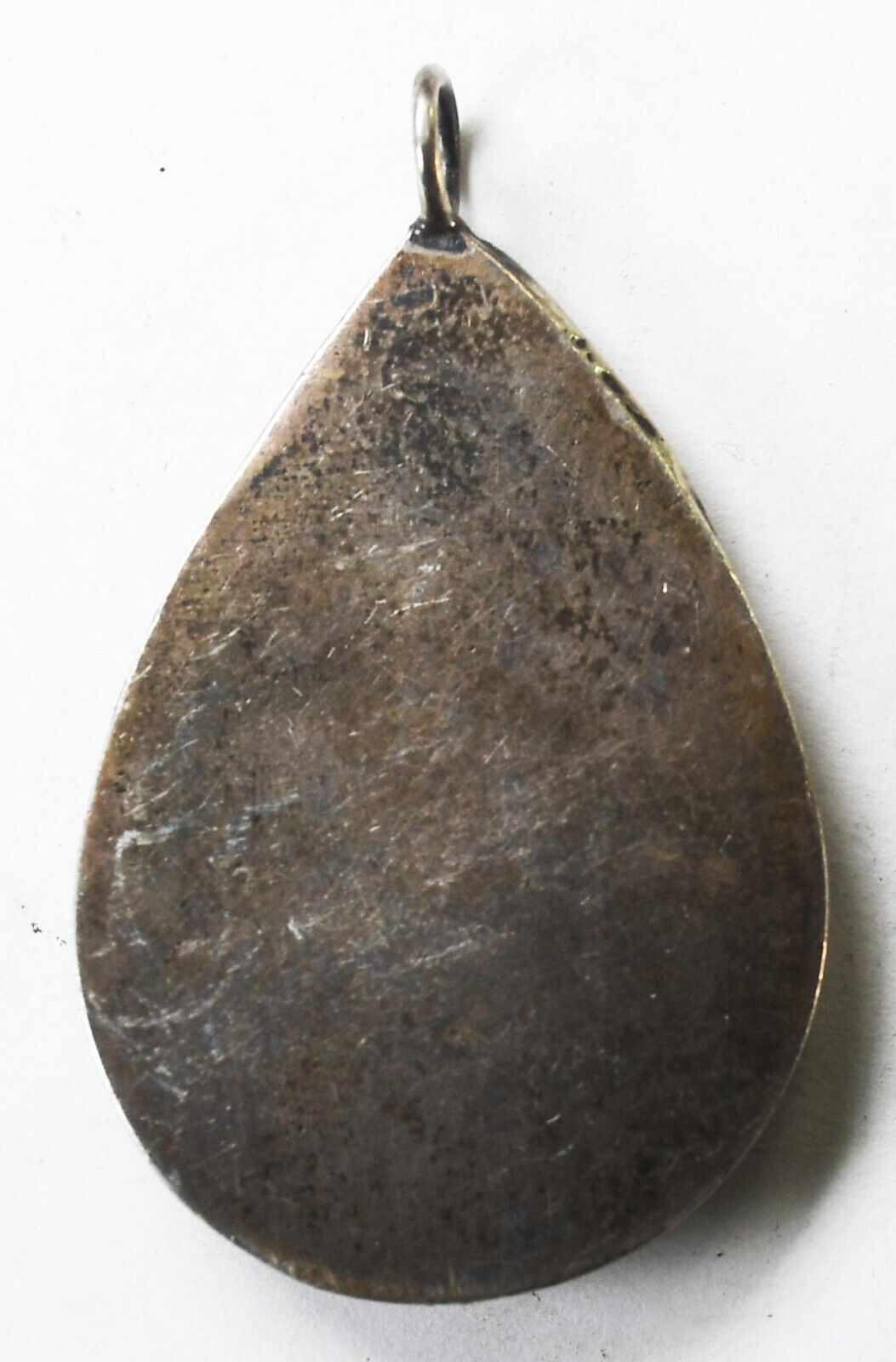 Sterling Silver Turquoise Teardrop Pendant 41mm Pendant