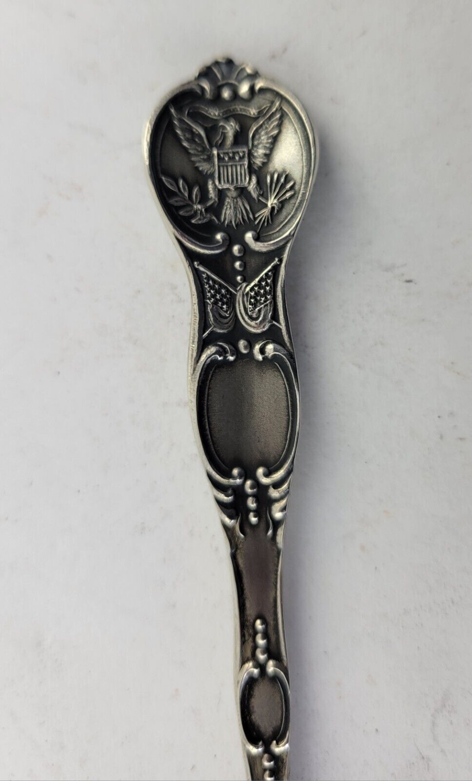 Kansas State Sterling Silver 5 3/8" Souvenir Spoon by Watson .54oz.