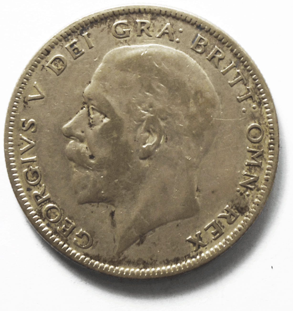 1928 Great Britain Half 1/2 Crown KM# 835 Silver Coin