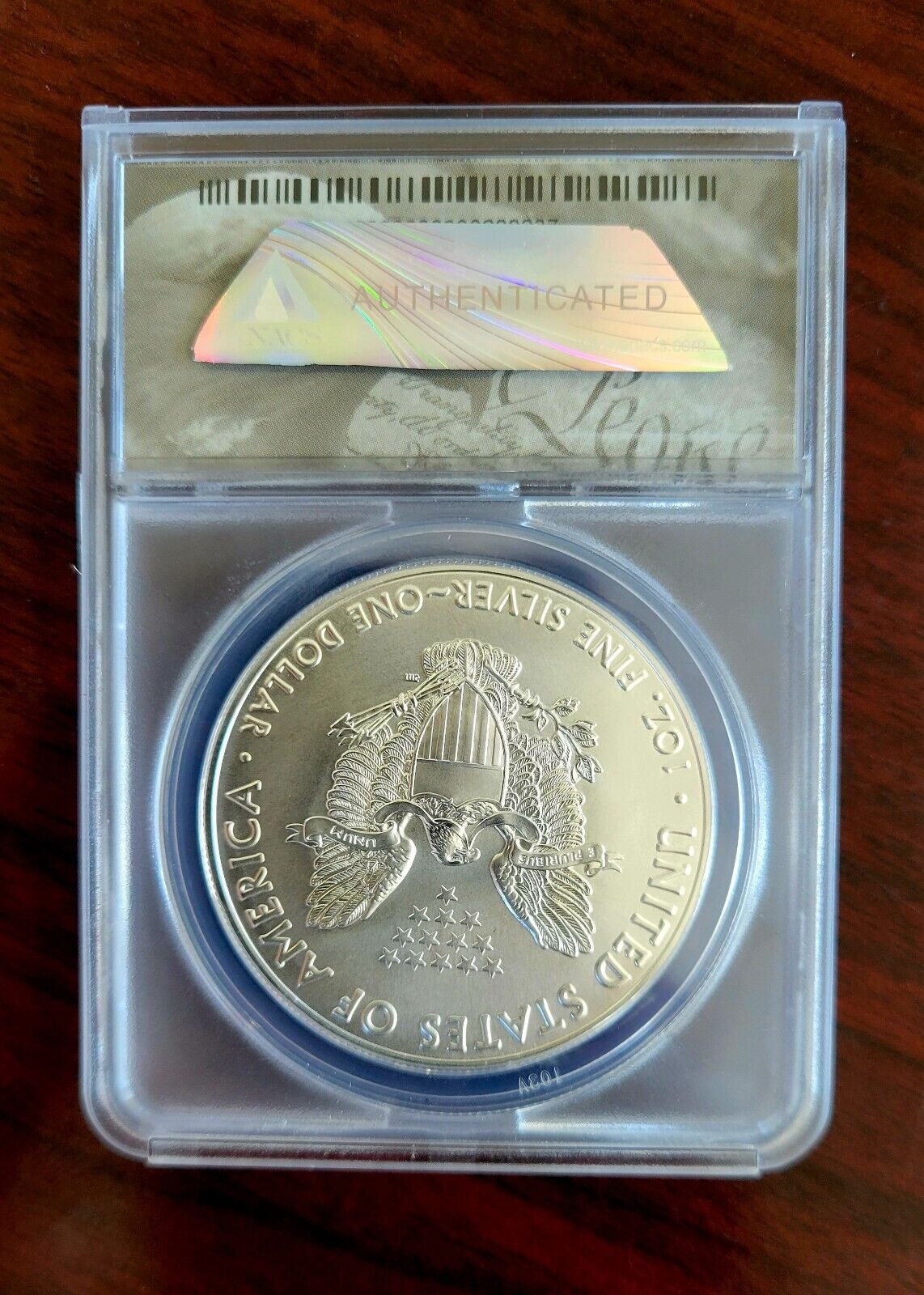 2018 $1 American Silver Eagle ANACS MS69 Silver Dollar .999 Fine Silver 1oz.