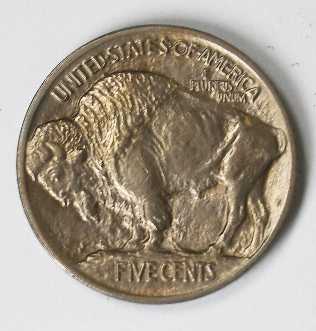 1913 Type 1 5c Buffalo Nickel Rare Five Cents US Coin Philadelphia Uncirculated