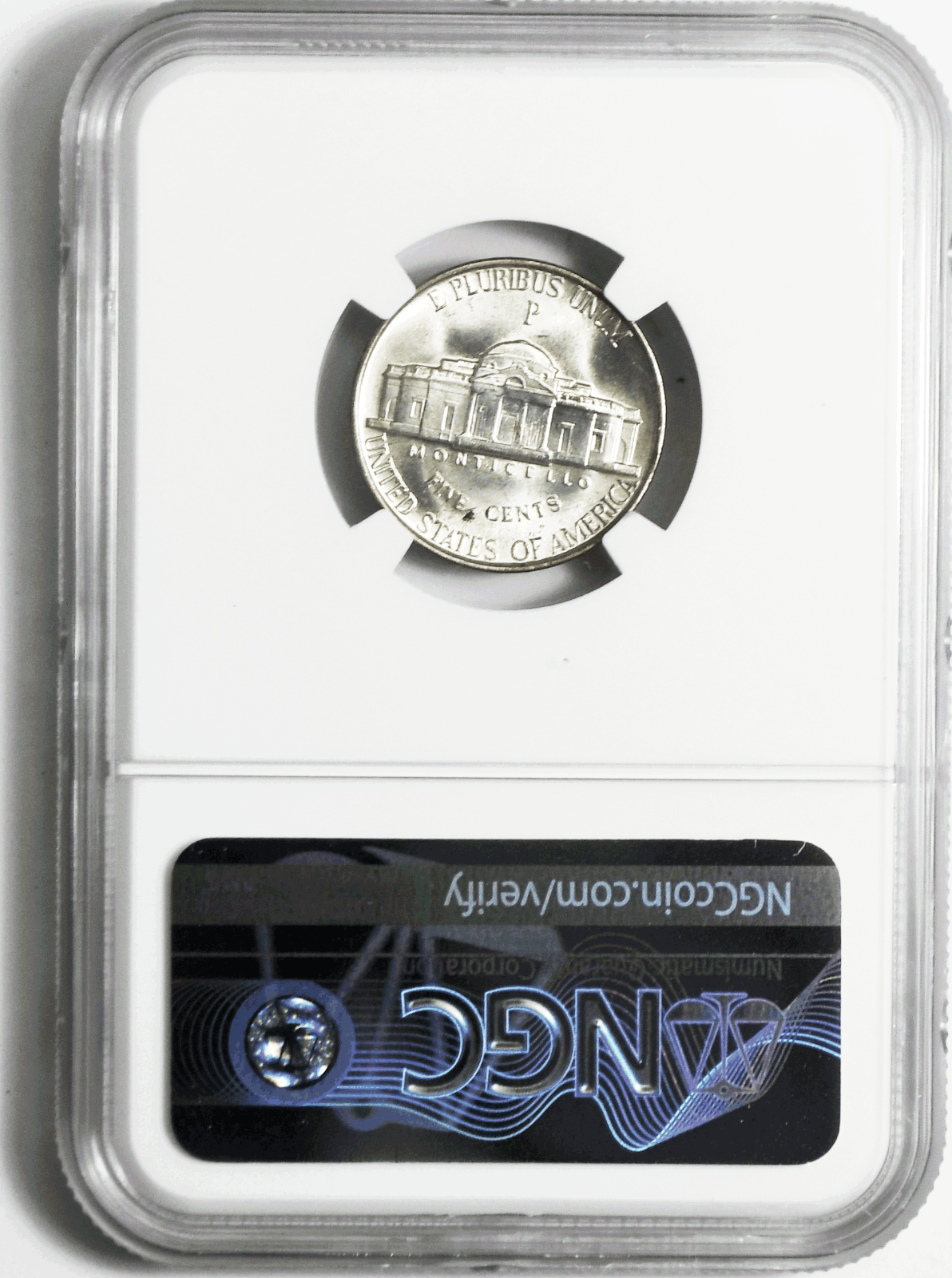 1942 S 5c Jefferson Silver War Time Nickel Five Cents NGC MS66