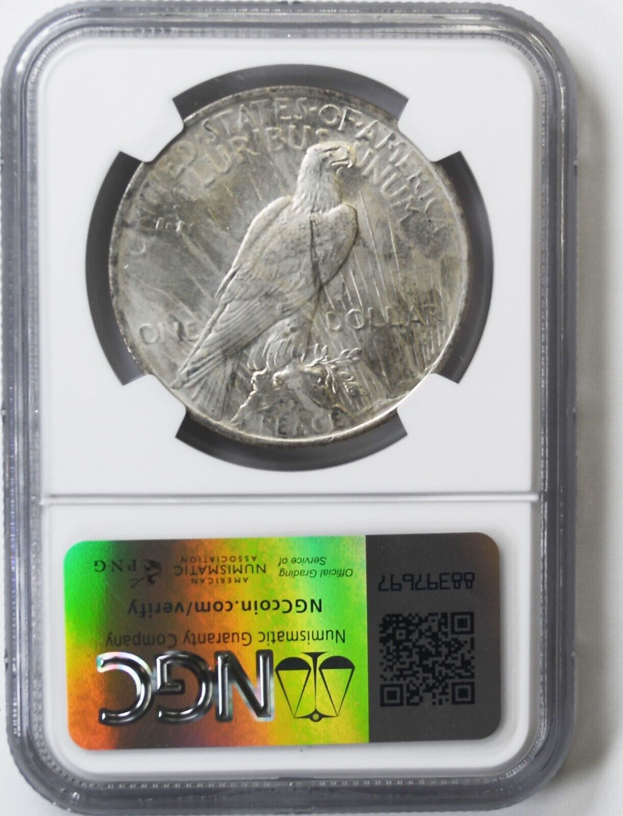 1923 $1 Peace Silver One Dollar US NGC MS63 Philadelphia