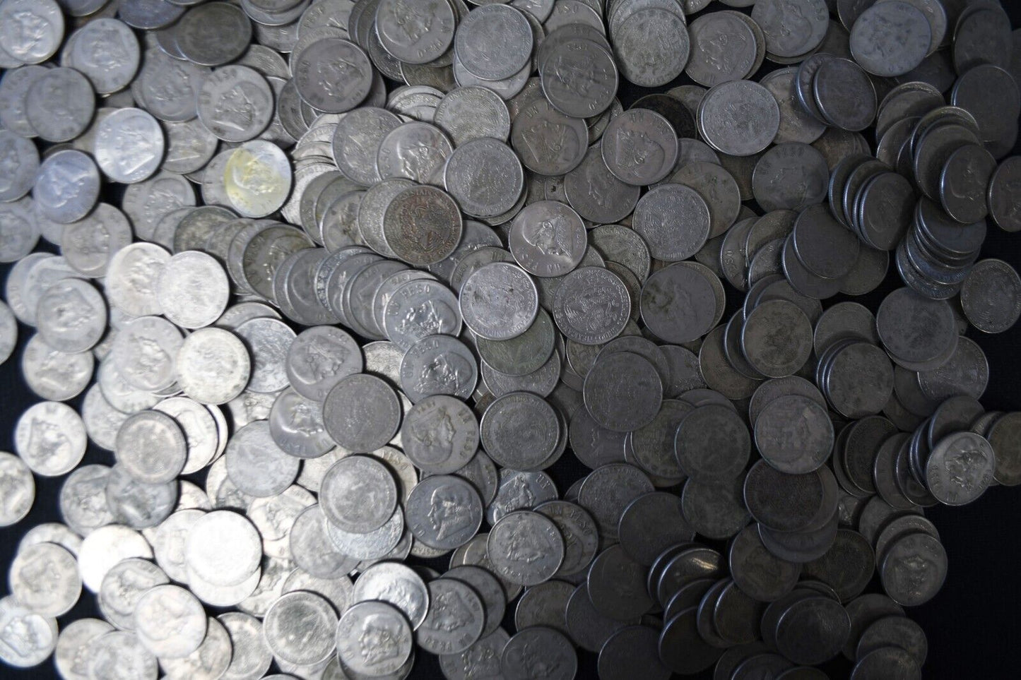 300pc Mexico 1970-1983 One Peso Coins Lot KM#460