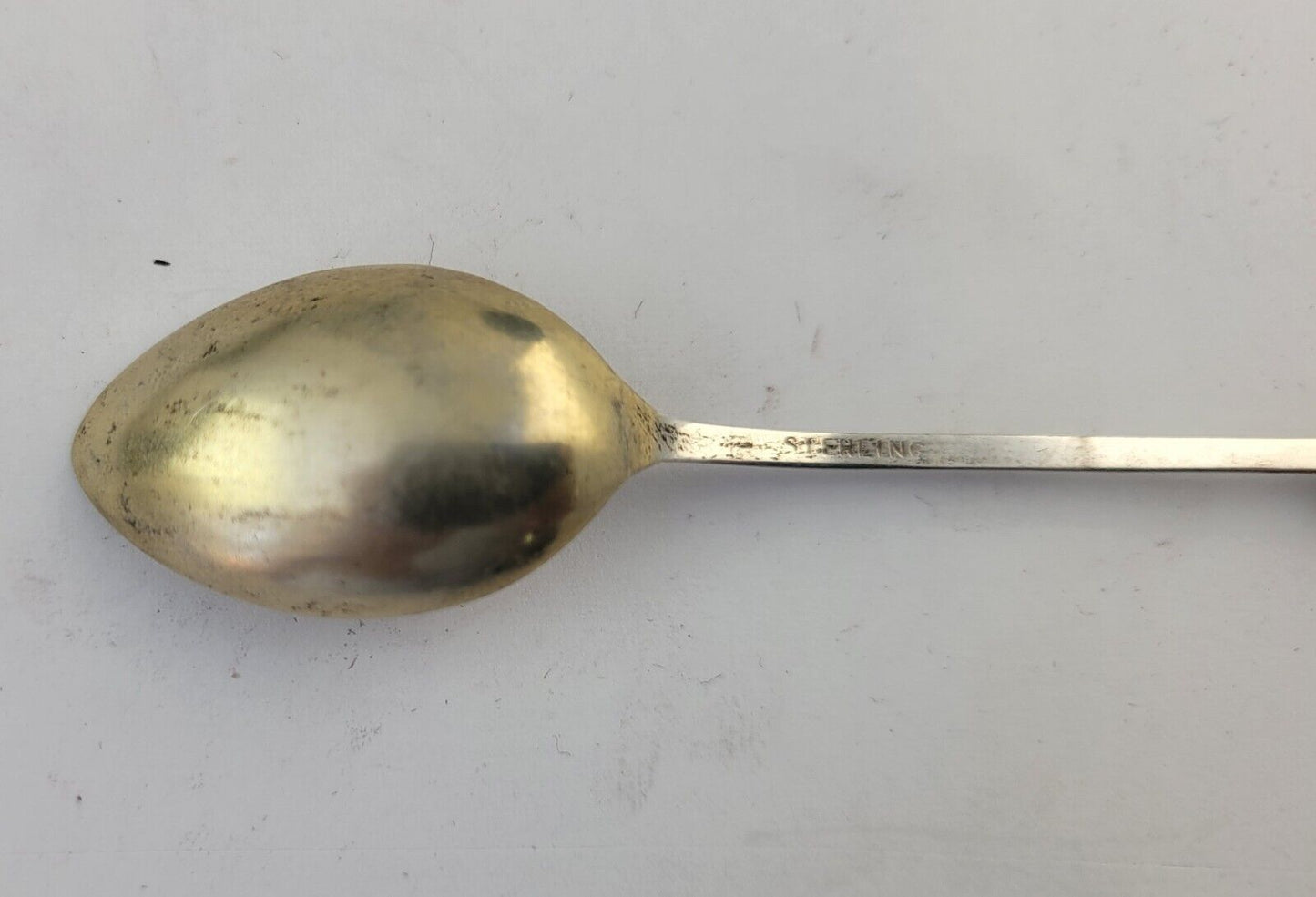 Mt. Tacoma Washington Sterling Silver Souvenir Spoon 3 7/8" .15oz.