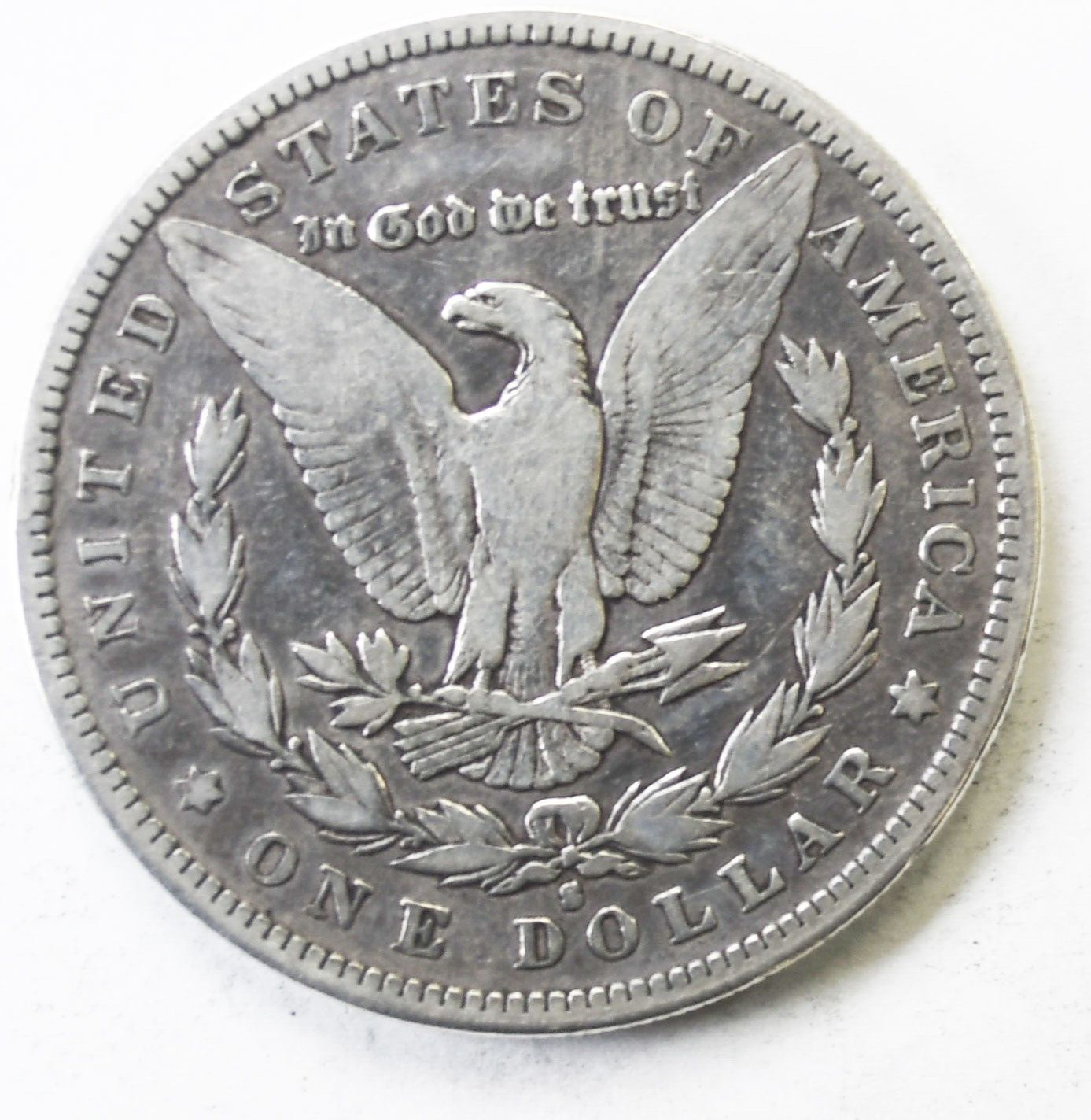 1886 S $1 Morgan Silver One Dollar San Francisco