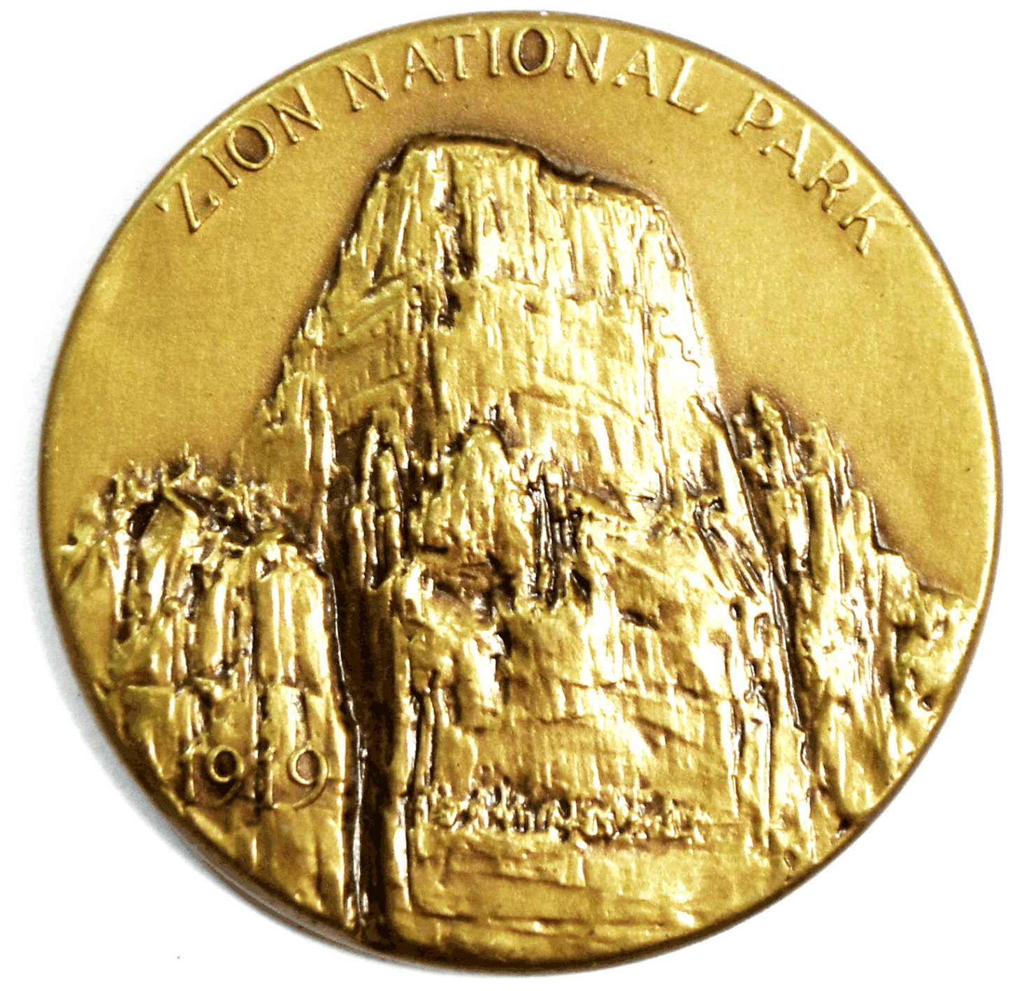 1972 Zion National Park Centennial Medallic Art Medal 38mm