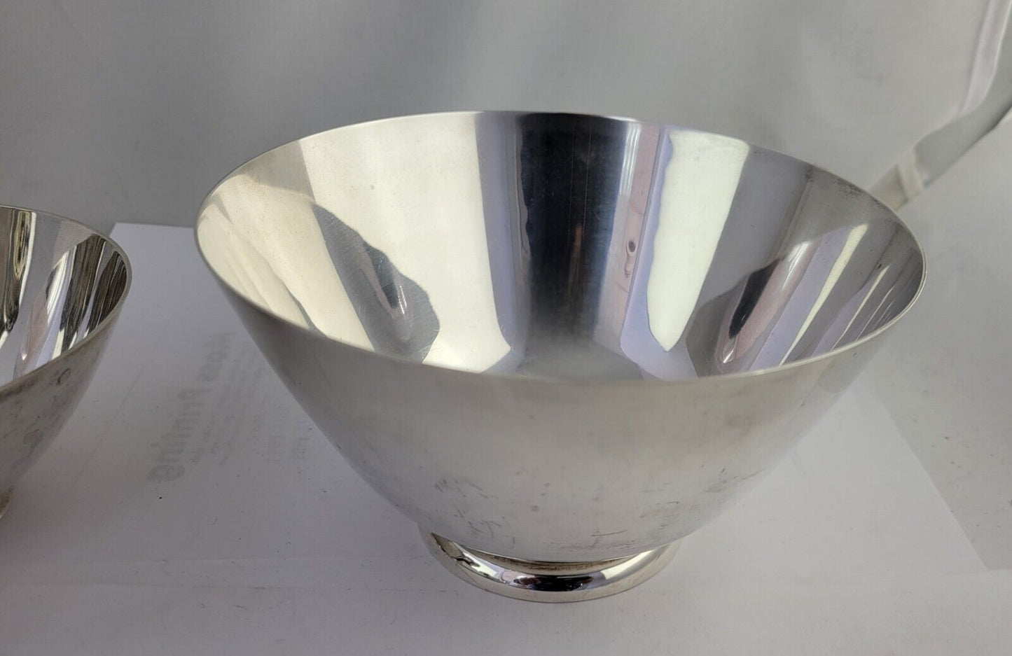 Tiffany & Co. Sterling Silver Candy and Nut 6 1/4" & 5 1/4" Wide Bowls 18oz.