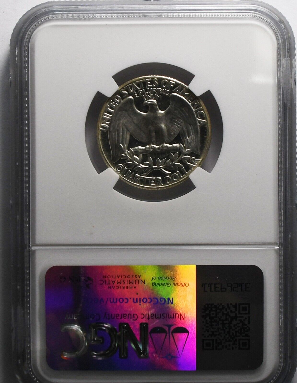 1957 25c Washington Proof Silver Quarter Dollar NGC PF67 Cameo