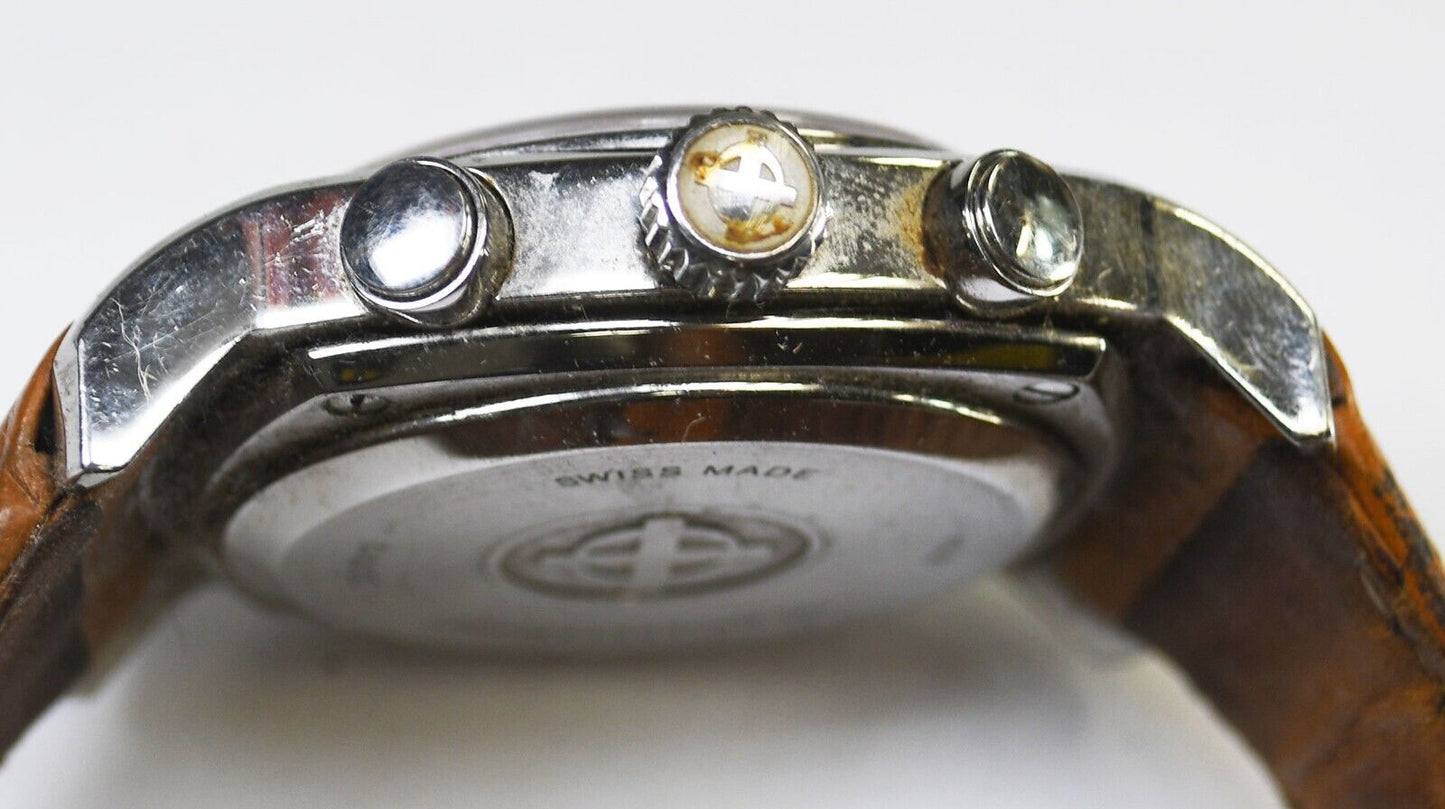 Zodiac Desert Master Quartz Blue Dial ZO7012 100m Swiss 44mm Stainless