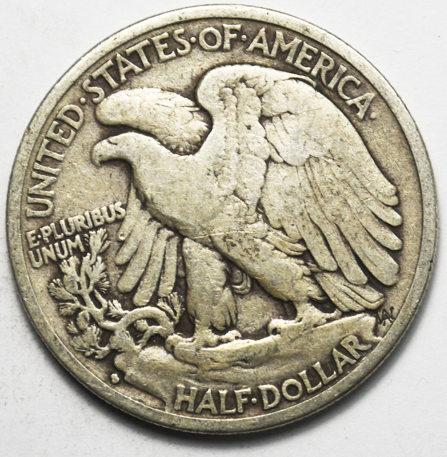 1933 S 50c Walking Silver Half Dollar Fifty Cents San Francisco