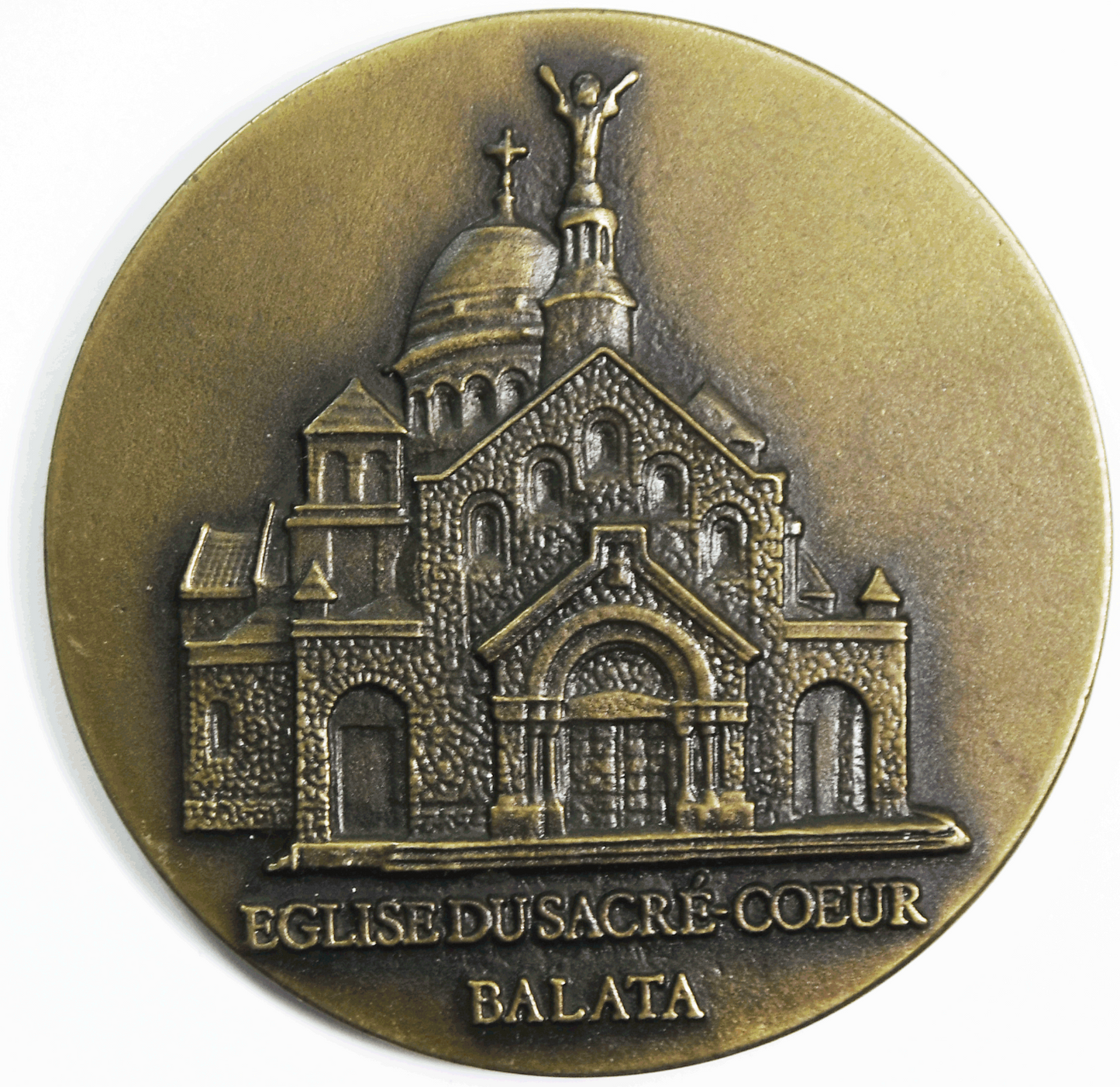 Basilique du Sacré Coeur de Balata Martinique Medal 59mm Fort De France