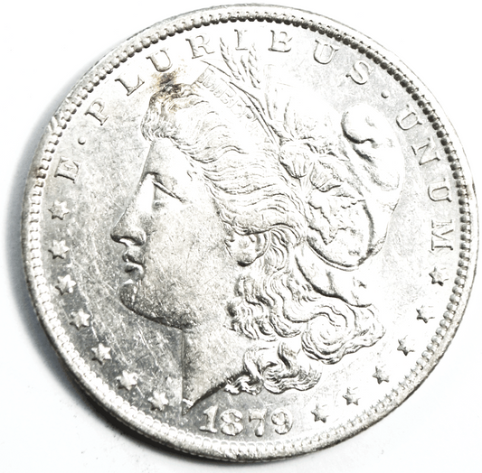 1879 O $1 Morgan Silver One Dollar US Coin Rare New Orleans AU