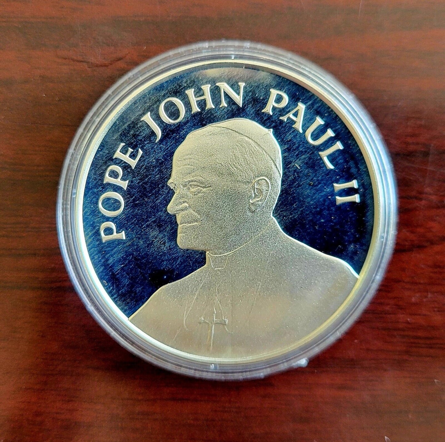 1987 Pope John Paul II Phoenix Arizona Papal Visit Sterling Silver Coin