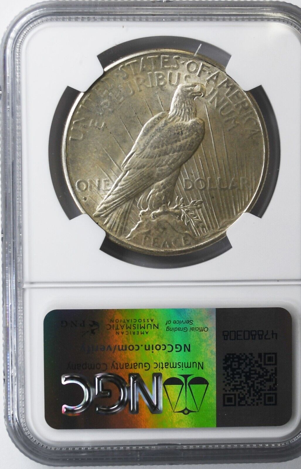 1926 S $1 Peace Silver One Dollar US NGC MS62 San Francisco