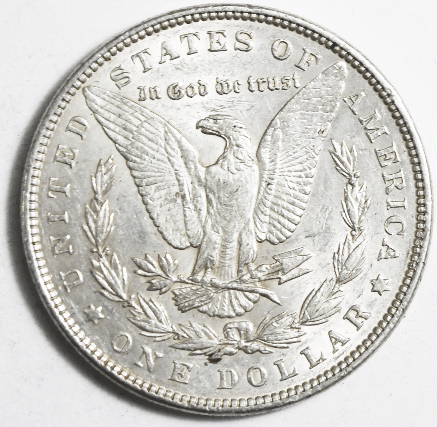 1898 $1 Morgan American Silver One Dollar US Philadelphia AU