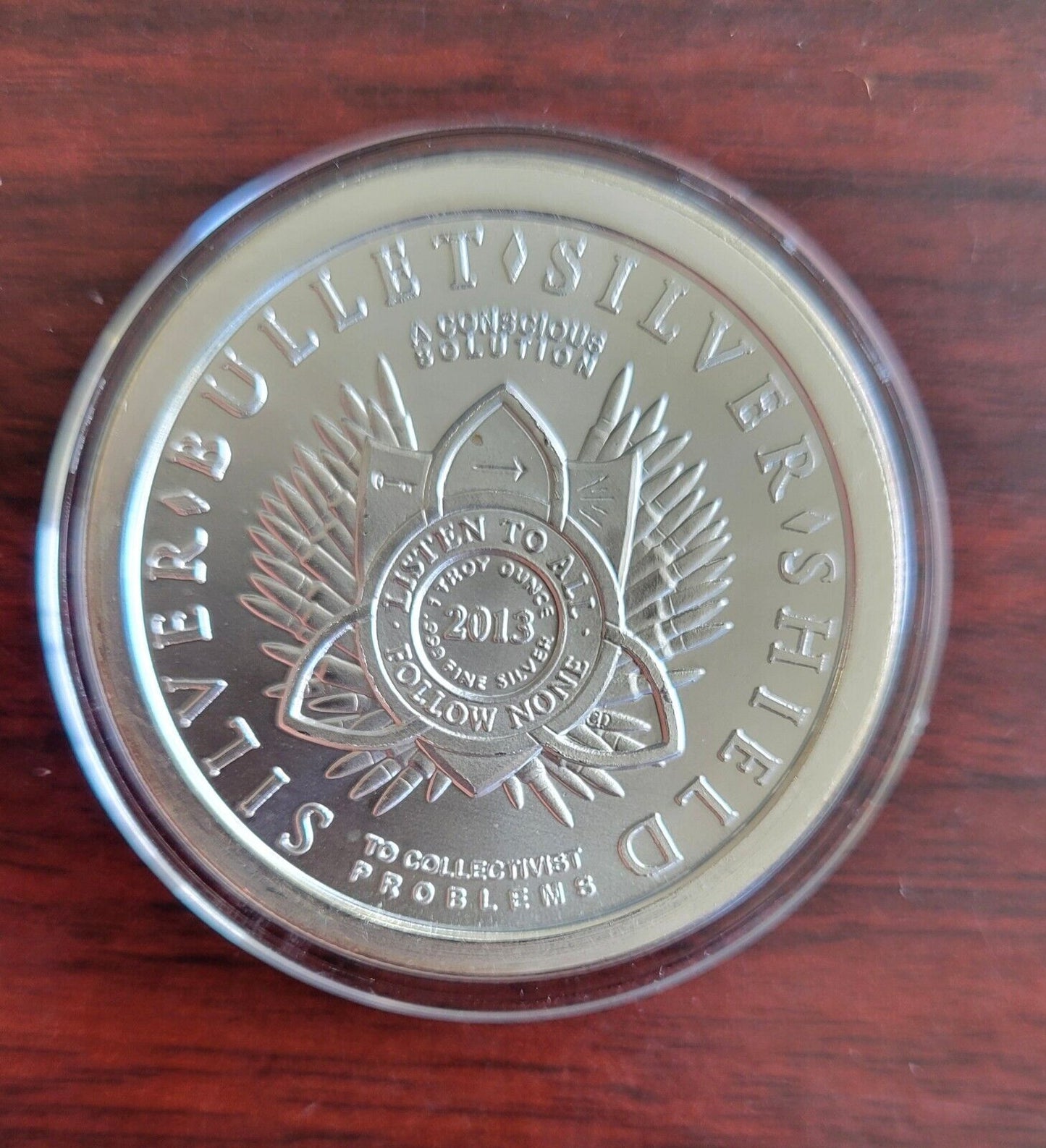 2013 Come And Take Them .999 Fine Silver Molon Labe 1oz. Silver Bullet Silver