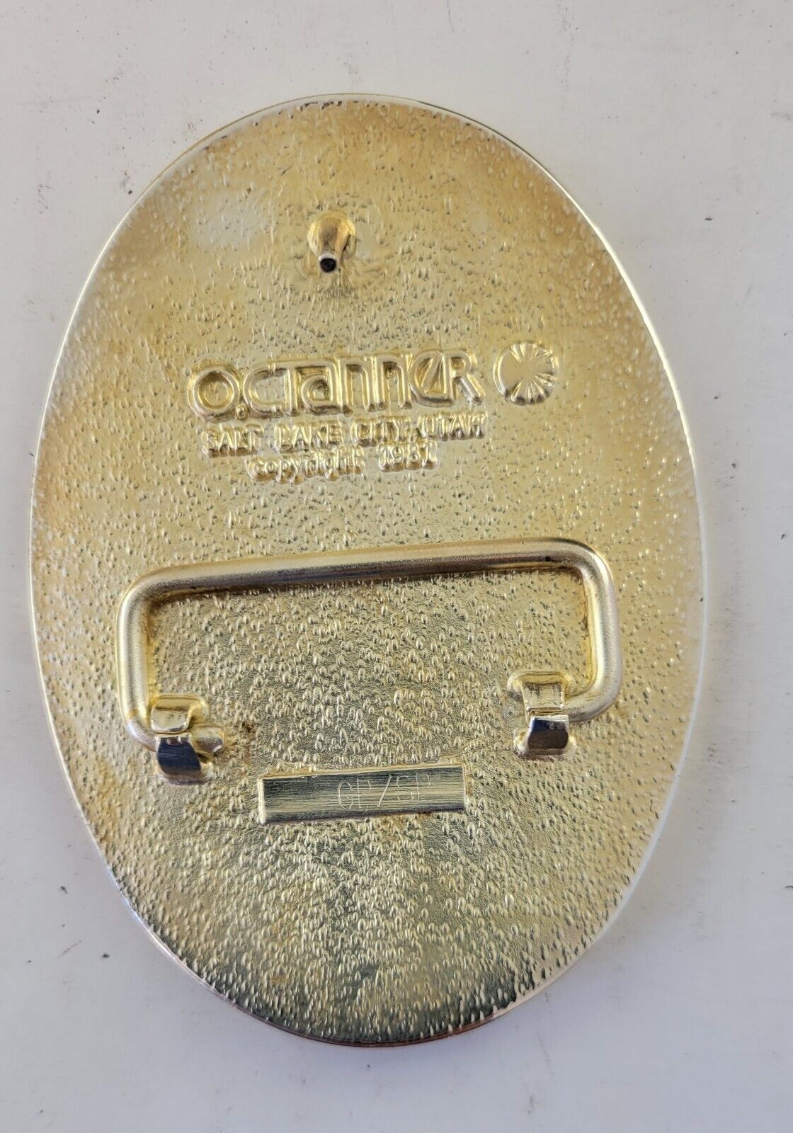 Vintage Questar Pipeline Mountain Fuel 10 Year Award Belt Buckle Boxed