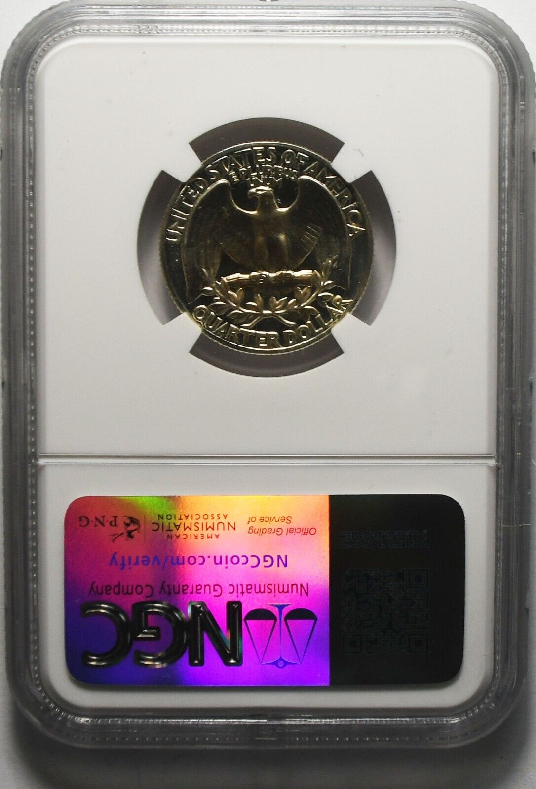 1962 25c Washington Proof Silver Quarter Dollar NGC PF66