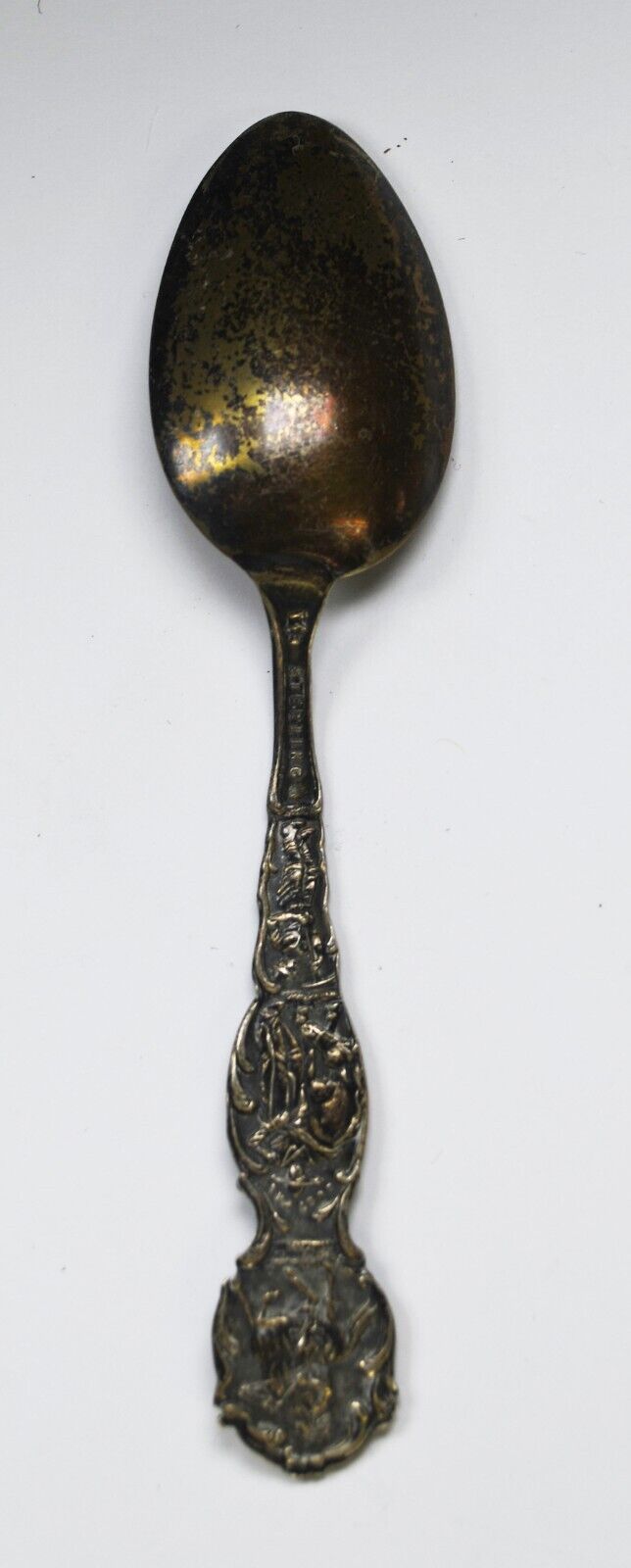 Sterling Silver HH Tammen Welcome Arch Denver Colorado Souvenir Spoon 5-1/8"